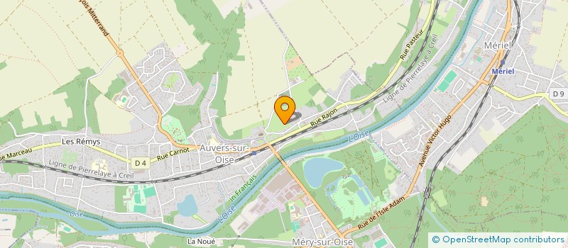 localisation de l'entreprise SCI GD AUVERS  AUVERS-SUR-OISE