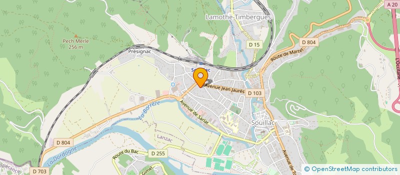 localisation de l'entreprise SCI GD-CHOU  SOUILLAC