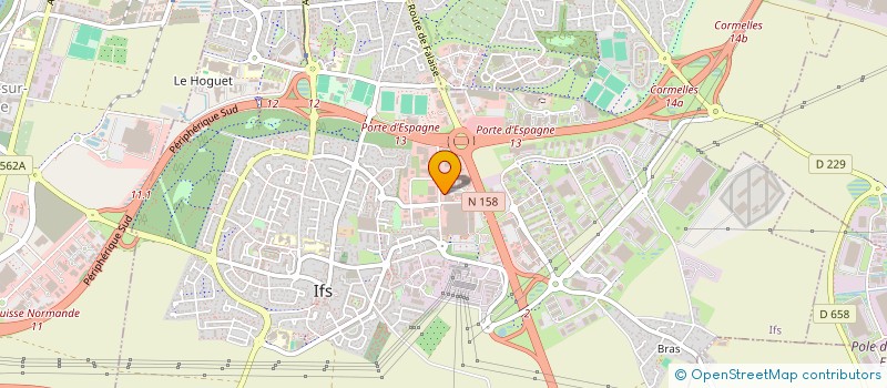 localisation de l'entreprise SCI GD FEUILLES  IFS