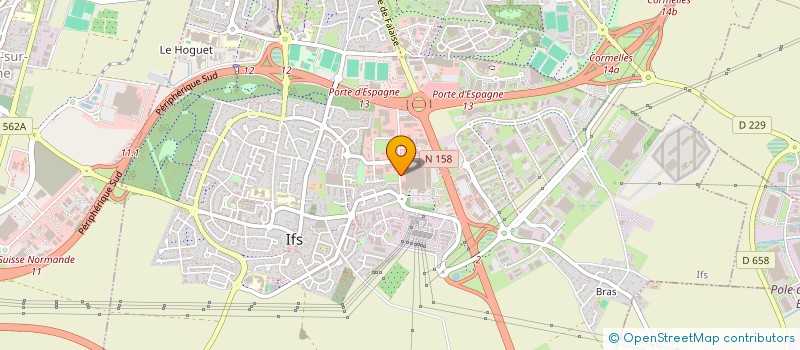 localisation de l'entreprise SCI GD IFS  IFS