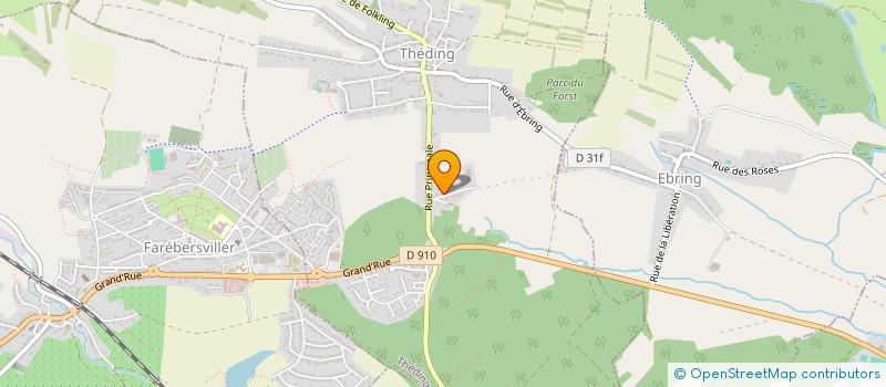 localisation de l'entreprise SCI GD INVEST  THEDING