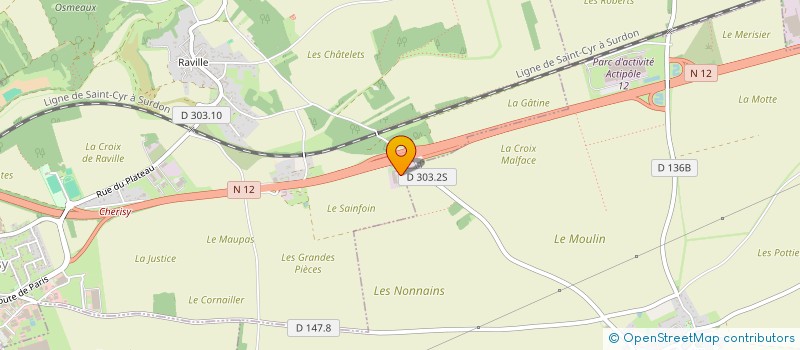 localisation de l'entreprise SCI GD INVESTS à VERNOUILLET