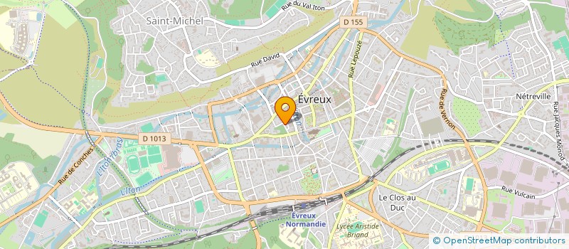 localisation de l'entreprise SCI GD PHYSIO  EVREUX