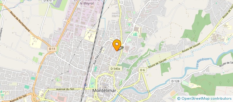 localisation de l'entreprise SCI GD2F à MONTELIMAR