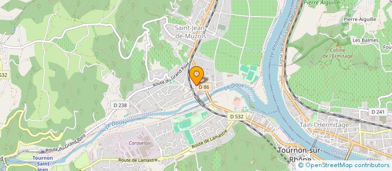 localisation de l'entreprise SCI GD2L IMMO à SAINT-JEAN-DE-MUZOLS