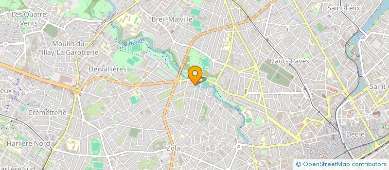 localisation de l'entreprise SCI GDATLANTIS  NANTES