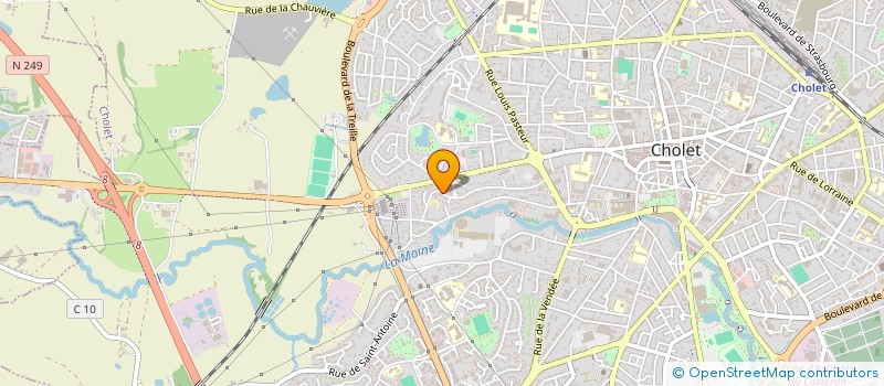 localisation de l'entreprise SCI GDB à CHOLET