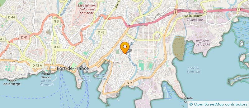 localisation de l'entreprise SCI GDB  FORT-DE-FRANCE