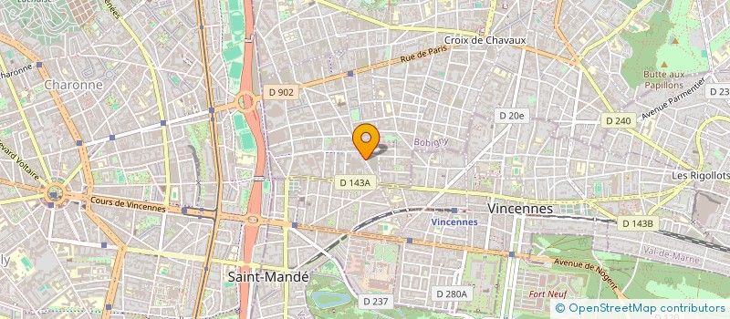 localisation de l'entreprise SCI GDB IMMO à MONTREUIL