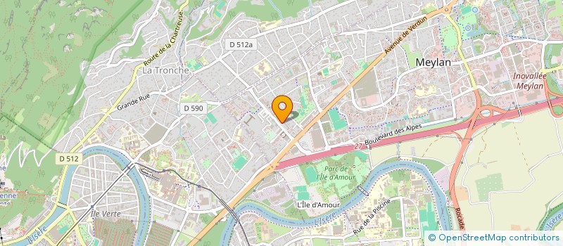 localisation de l'entreprise SCI GDC  MEYLAN