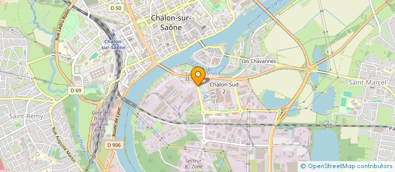 localisation de l'entreprise SCI GDCE à CHALON-SUR-SAONE