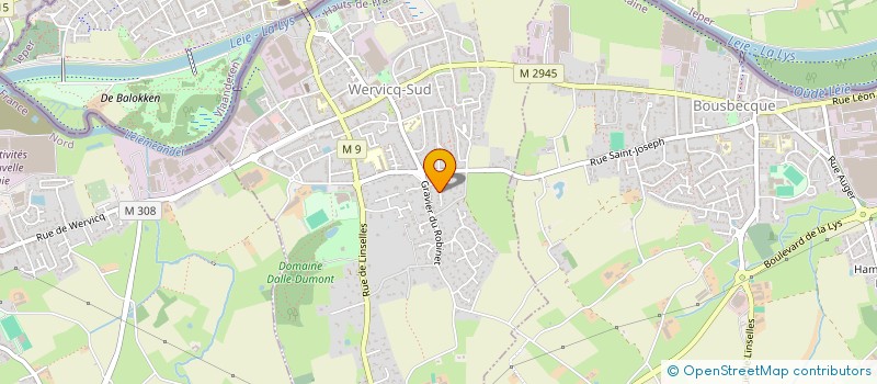 localisation de l'entreprise SCI GDD  WERVICQ-SUD