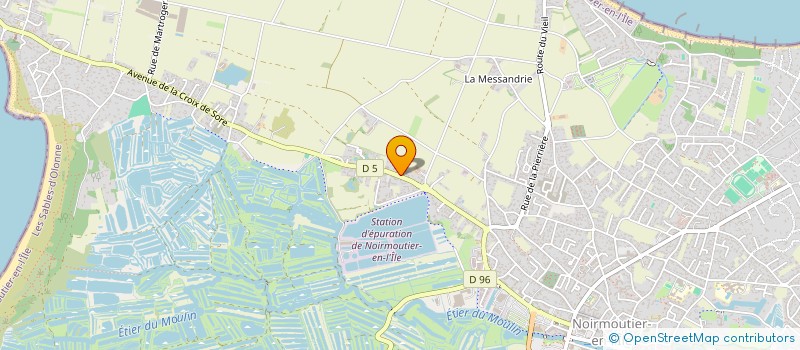 localisation de l'entreprise SCI GDD à NOIRMOUTIER-EN-L'ILE