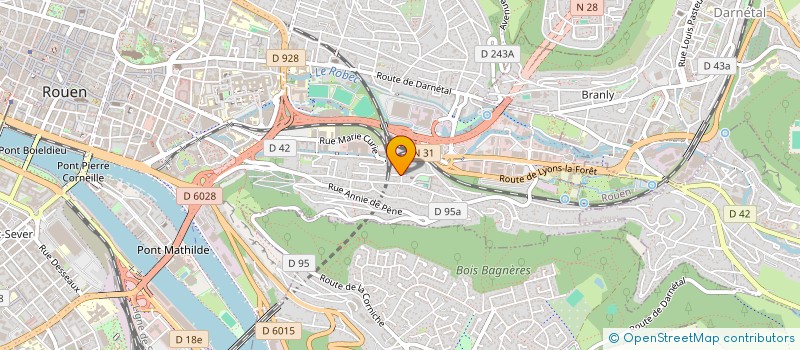 localisation de l'entreprise SCI GDD  ROUEN