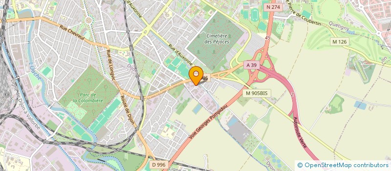 localisation de l'entreprise SCI GDD à DIJON