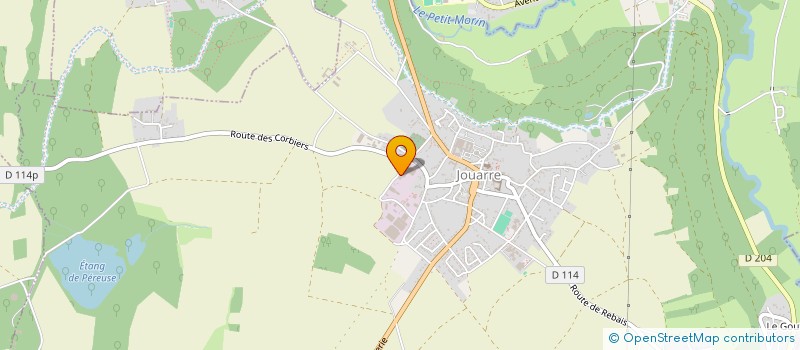 localisation de l'entreprise SCI GDFF  JOUARRE
