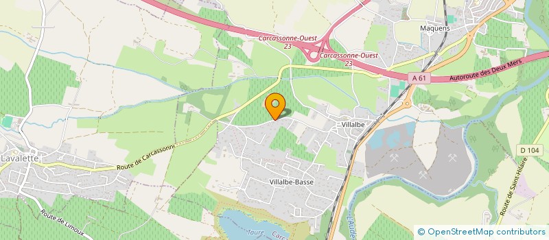 localisation de l'entreprise SCI GDH1 à CARCASSONNE