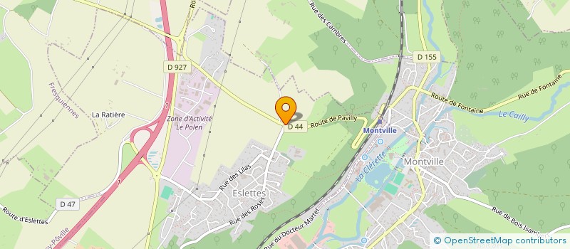 localisation de l'entreprise SCI GDH76  ESLETTES