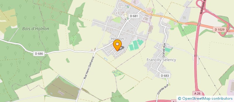 localisation de l'entreprise SCI GDJA  HOLNON