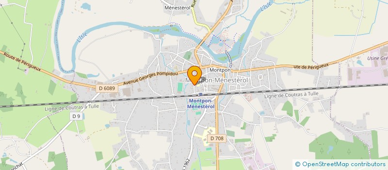 localisation de l'entreprise SCI GDKV  MONTPON-MENESTEROL