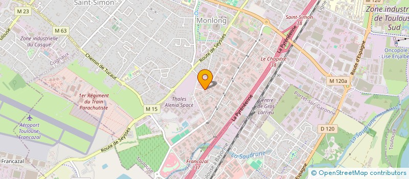 localisation de l'entreprise SCI GDL à TOULOUSE