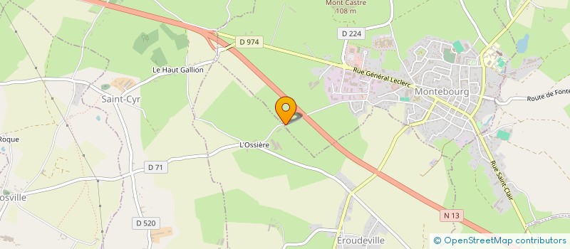 localisation de l'entreprise SCI GDLCDM  EROUDEVILLE