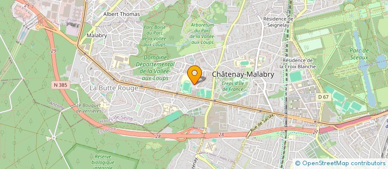 localisation de l'entreprise SCI GDLS  CHATENAY-MALABRY