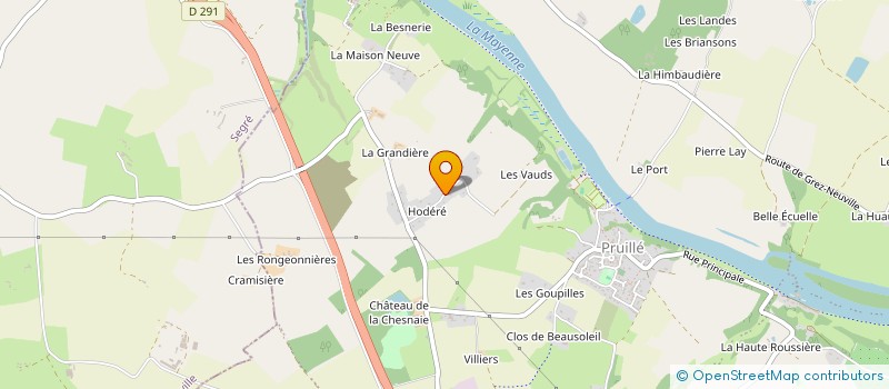 localisation de l'entreprise SCI GDMHAA  LONGUENEE-EN-ANJOU