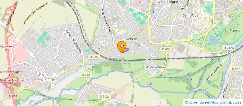 localisation de l'entreprise SCI GDMS à CAEN