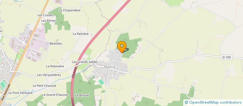 localisation de l'entreprise SCI GDNSIN  MARCE