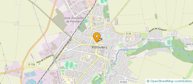 localisation de l'entreprise SCI GDON  PITHIVIERS