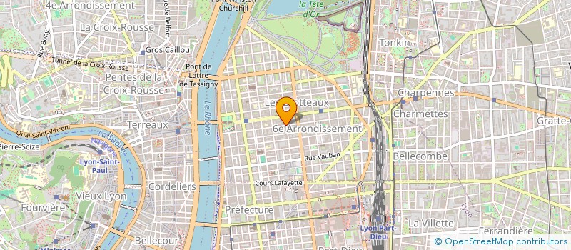 localisation de l'entreprise SCI GDP  LYON