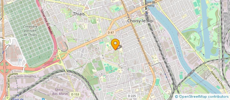 localisation de l'entreprise SCI GDS à THIAIS
