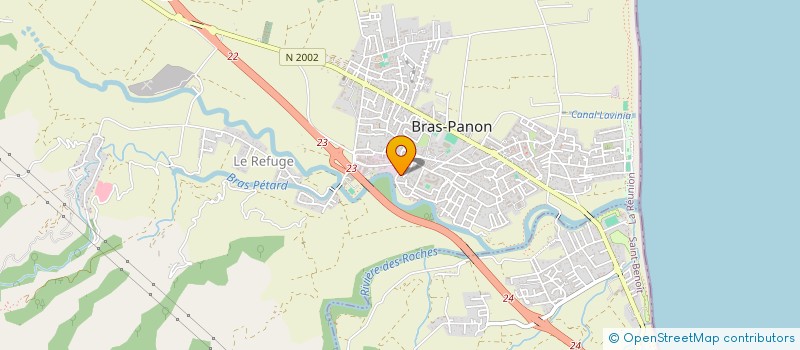 localisation de l'entreprise SCI GDS MAILLOT  BRAS-PANON