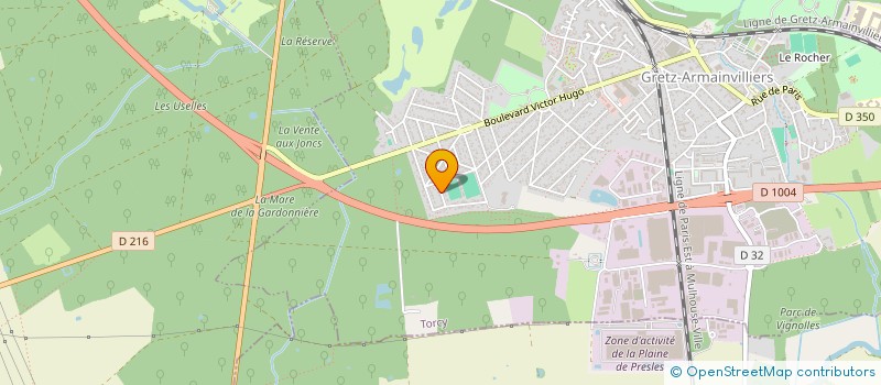 localisation de l'entreprise SCI GDSM  GRETZ-ARMAINVILLIERS