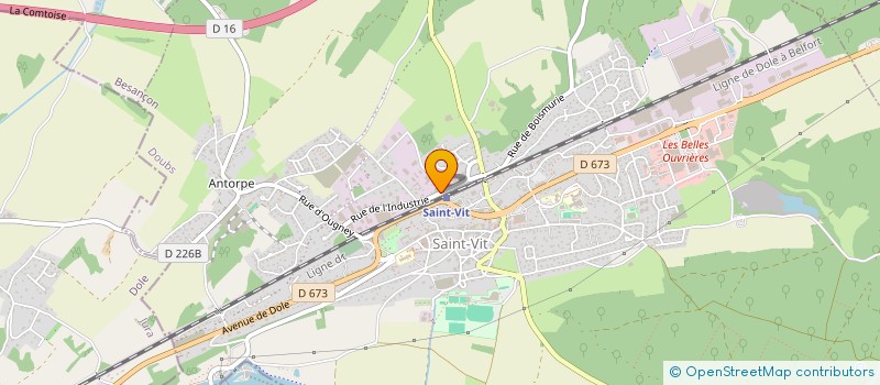 localisation de l'entreprise SCI GDT DEVELOPPEMENT  SAINT-VIT