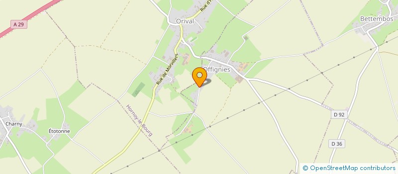 localisation de l'entreprise SCI GDVM  OFFIGNIES