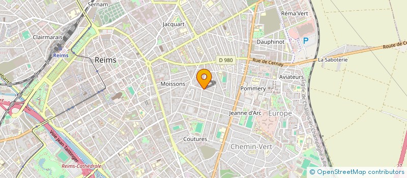 localisation de l'entreprise SCI GE  REIMS