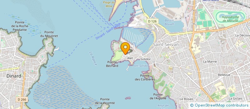 localisation de l'entreprise SCI GE MAG  SAINT-MALO