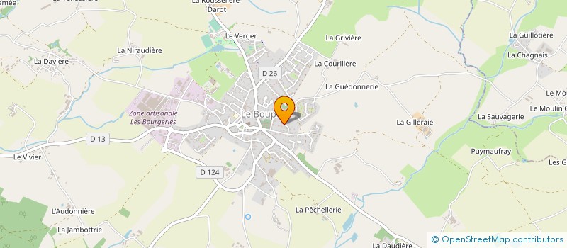 localisation de l'entreprise SCI GE.MF à LE BOUPERE