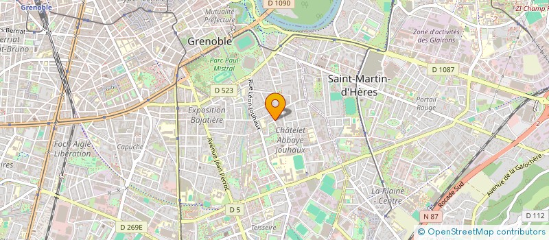 localisation de l'entreprise SCI GE2MC à GRENOBLE