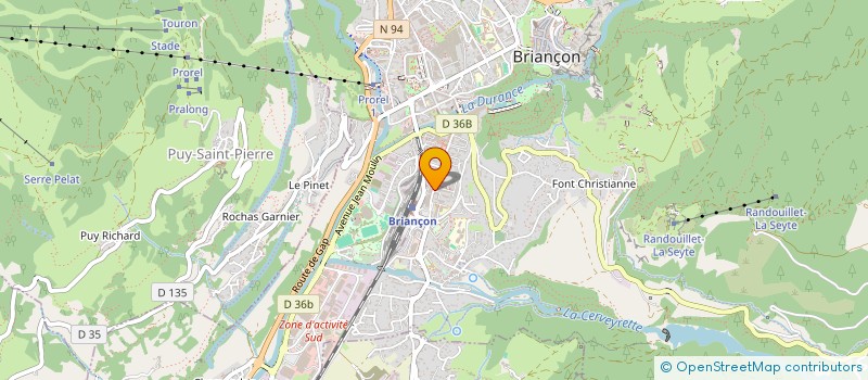 localisation de l'entreprise SCI GEA à BRIANCON