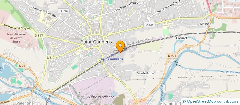 localisation de l'entreprise SCI GEANELROCH à SAINT-GAUDENS