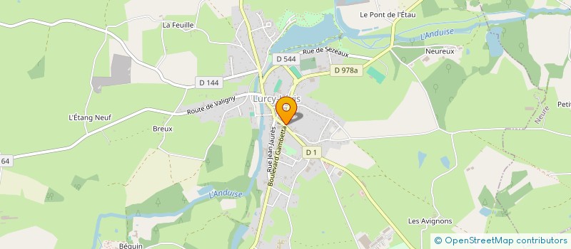 localisation de l'entreprise SCI GEANT à LURCY-LEVIS