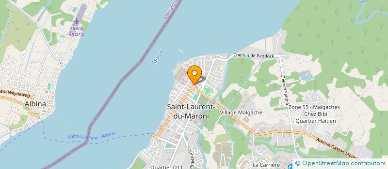 localisation de l'entreprise SCI GEANT HKL à SAINT-LAURENT-DU-MARONI