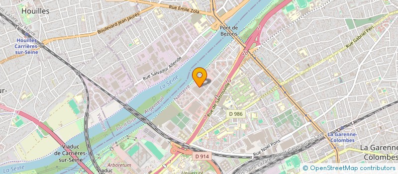 localisation de l'entreprise SCI GEAP 17 SAUJON  NANTERRE