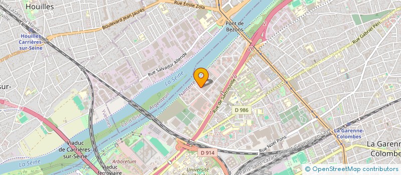 localisation de l'entreprise SCI GEAP 92 COLOMBES  NANTERRE