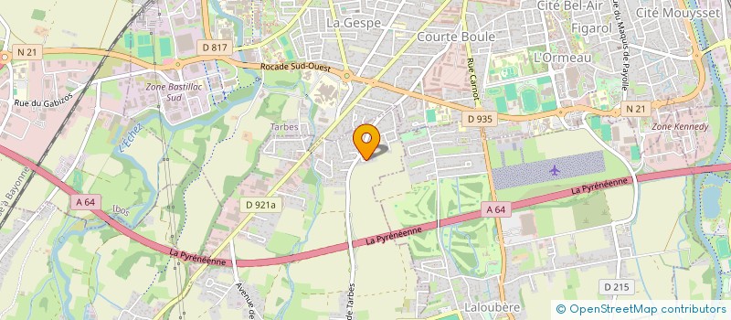 localisation de l'entreprise SCI GEAUDE  ODOS