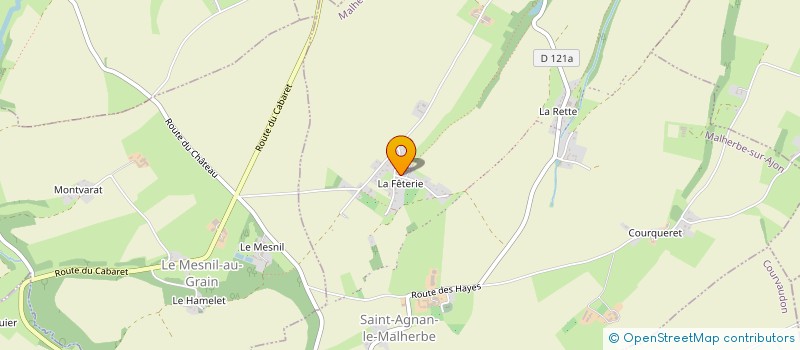 localisation de l'entreprise SCI GEAUMARO  MALHERBE-SUR-AJON