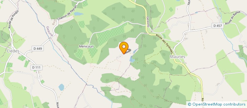 localisation de l'entreprise SCI GEAUNE ADOUR  GEAUNE